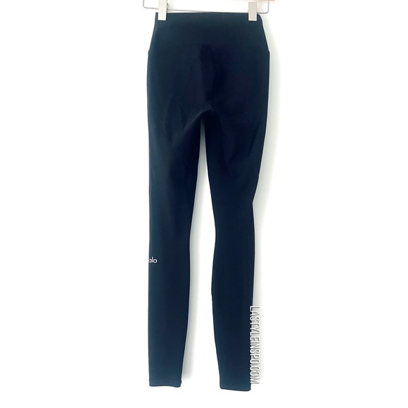 Alo Yoga Ripped Leggings Black Size XXS - Picture 2 of 5